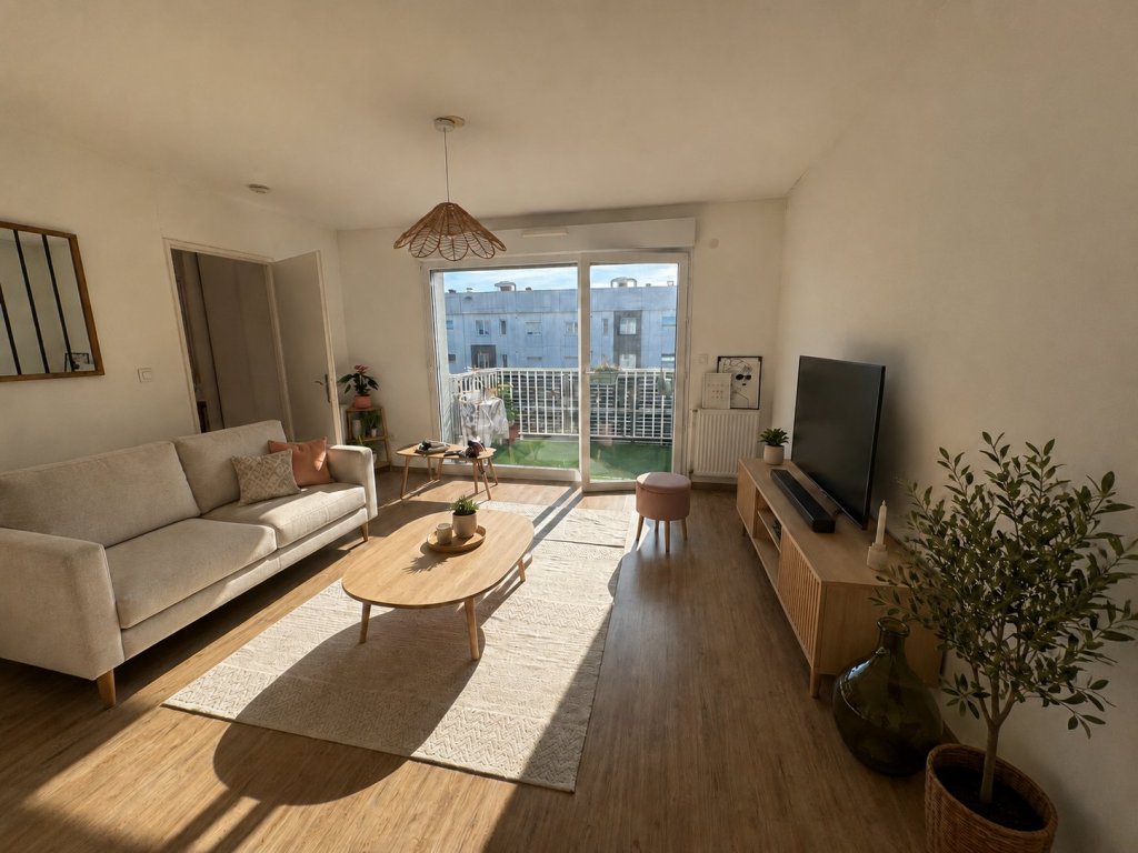 F2 AVEC BALCON ET PARKING EN RESIDENCE SECURISEE A LOUER - LA MADELEINE SAINT CHARLES - 43.5 m2 - 709 &euro; charges comprises par mois