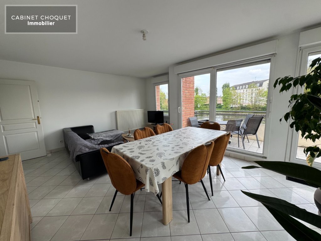 HAUBOURDIN CENTRE - MAIRIE - PROX DEULE & RUE CLARISSE - GRAND F3 BIS AVEC TERRASSE & 2 PARKINGS - Disponible rapidement